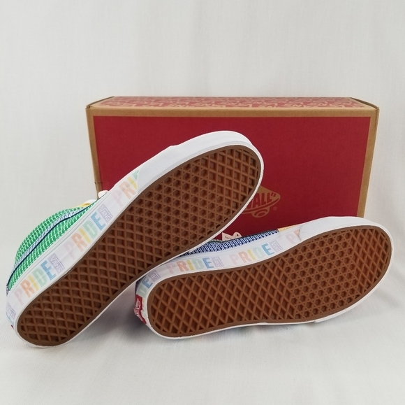 Vans Pride Sk8-Mid Multi-Colored Sneakers - Picture 7 of 9